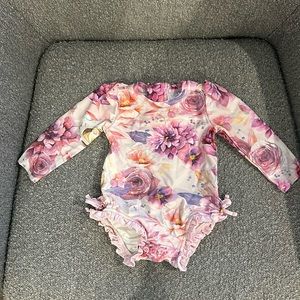 Posh Peanut long sleeve rash guard swim suit